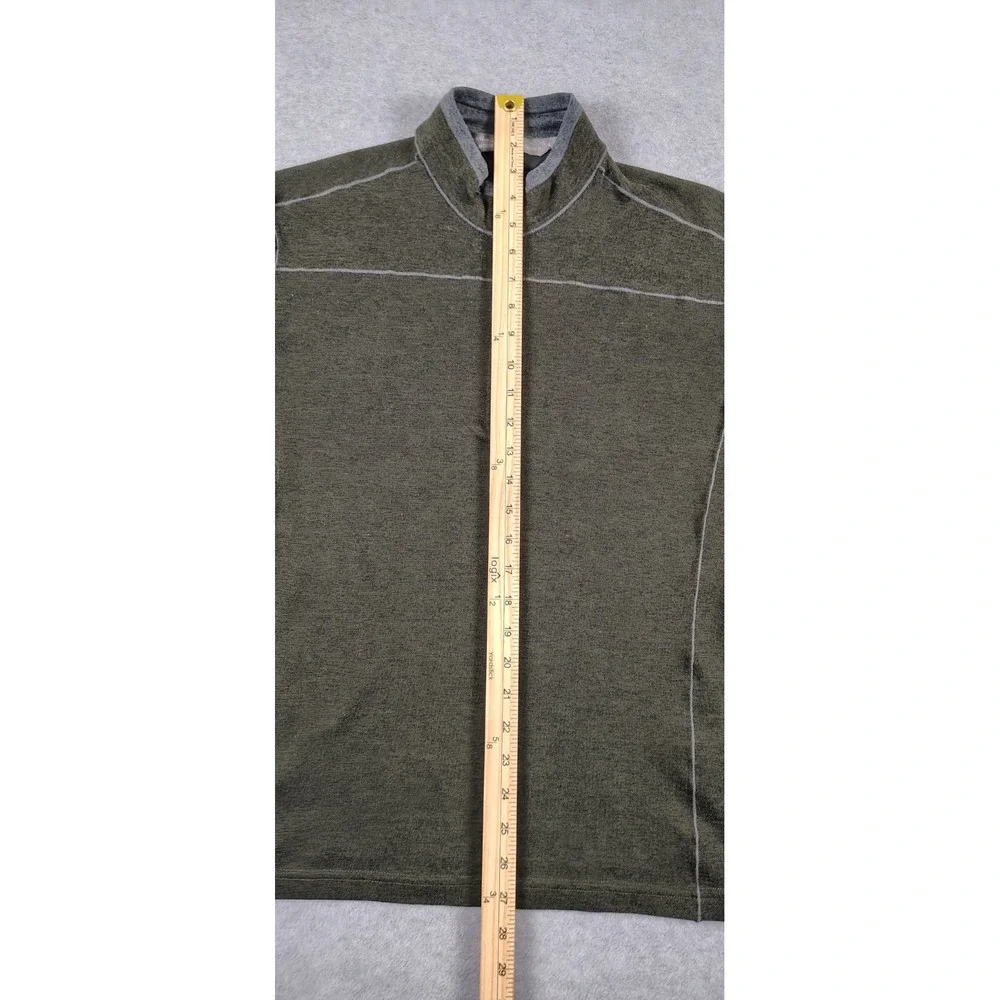 Kuhl  Outdoor Gear  1/4 Zip Mock Neck Long Sleeve  Pullover Mens  Dark Green